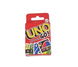UNO Go Mini Card Game! Mini Travel Version. Pocket Sized. By Mattel