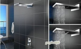 Luxury 22-inch Shower Head Wall Mount Rainfall Bathroom Double-function Shower F - $692.95