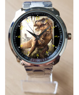 Tyrannosaurus Jurassic World T-Rex Raptor Unique Wrist Watch Sporty - $35.00