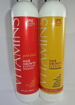 Nourish Beaute gold label Hair Growth Support Shampoo & Conditioner 10 oz ea HBN - $49.45