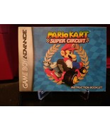 Mario Kart Super Circuit NINTENDO GAMEBOY ADVANCE GBA Instruction Manual... - $8.69