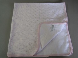 Carters Just One You Pink White Ditsy Flower Print Cotton Swaddle Blanket Girl - $39.59