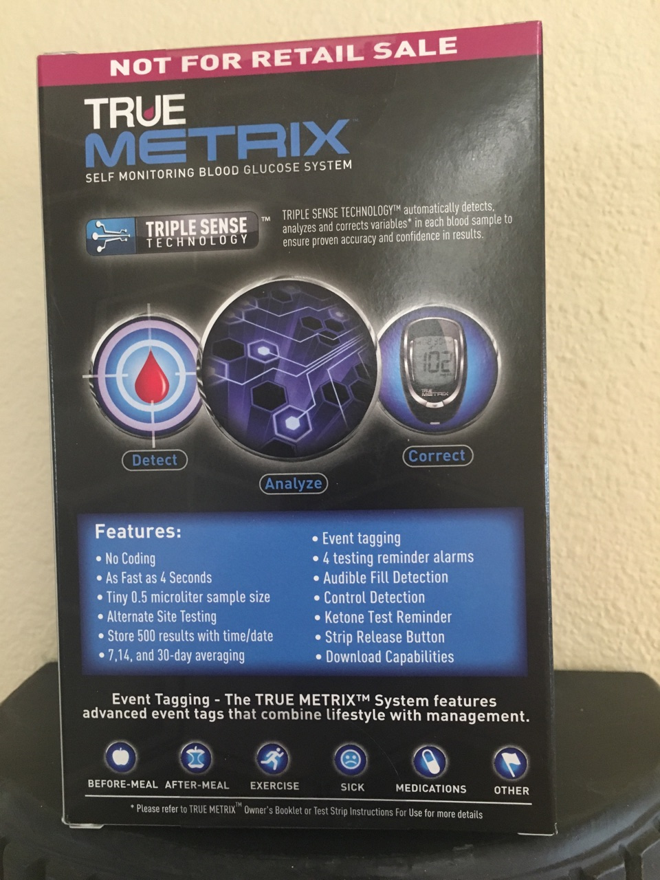 260 TRUE Metrix Test Strips Plus FREEE Meter, Lancets, Lancing Device