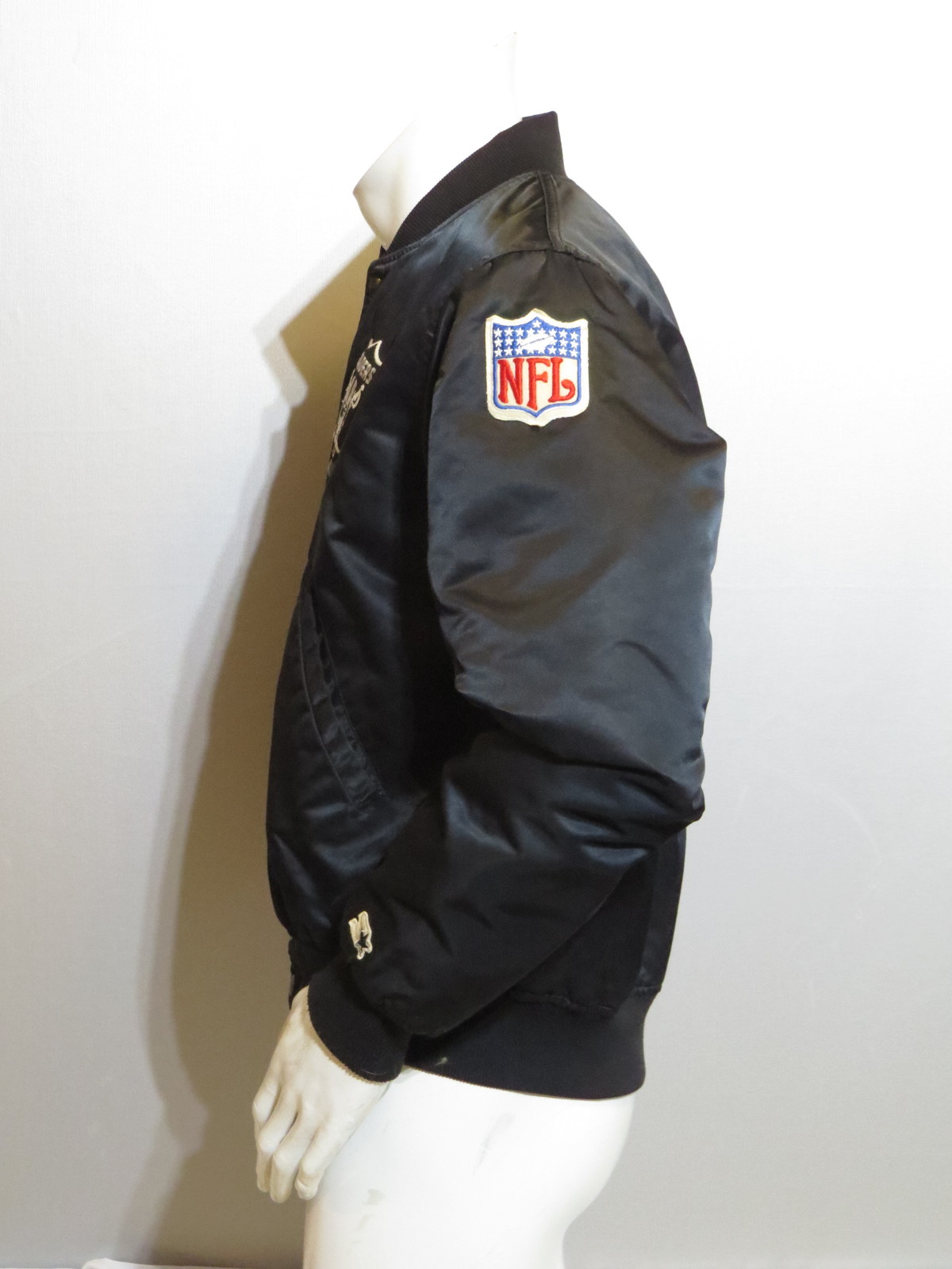 Pittsburgh Steelers Jacket Men XL Adult Black Starter Satin NFL Vintage 90s  Coat