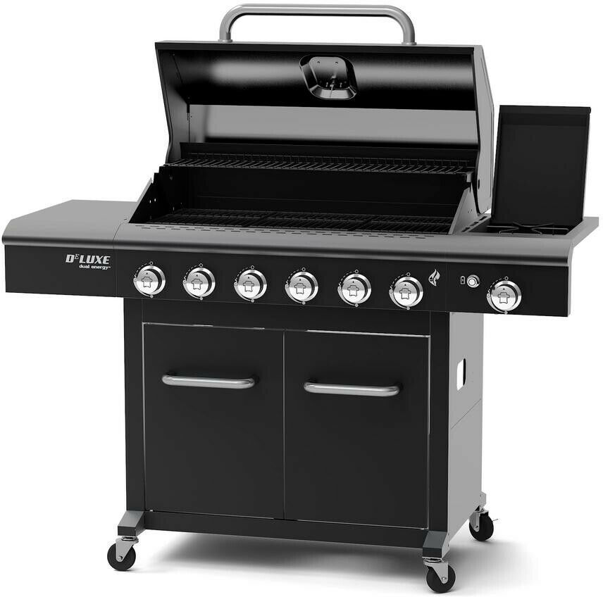 Nexgrill Propane Grill 6Burner Electronic Igniter Grease Pan Stainless