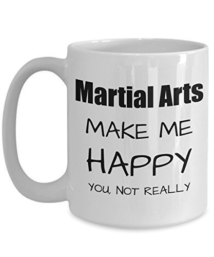 Martial Arts Lover Gift, Funny Martials Art Fan Mug, Hobby Birthday Gift Idea, C