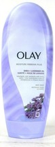 1 Bottle Olay 18 Oz Moisture Ribbons Plus Shea Lavender Oil Rich Moist Body Wash