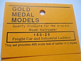 Gold Medal Models # 160-25 Freight Car and Industrial Ladders N-Scale image 2