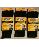 Hot Hands Pro-Series Fleece Headband -One Size Fits Most-Black-Unisex -3... - $26.71