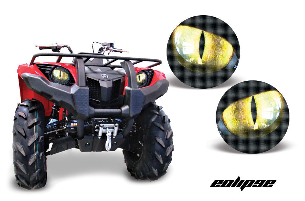 AMR Racing Yamaha Grizzly 700/550 Headlight Eyes ATV Light Graphics