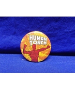 Vintage 1989 Marvel Pinback Button: &quot;The Human Torch&quot; 1 3/4&quot;  - $9.95