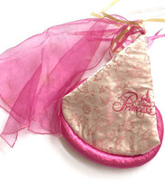 Disney Parks Princess Cone Hat Satin Veil Costume Pink Girls Disneyworld Land - $17.81