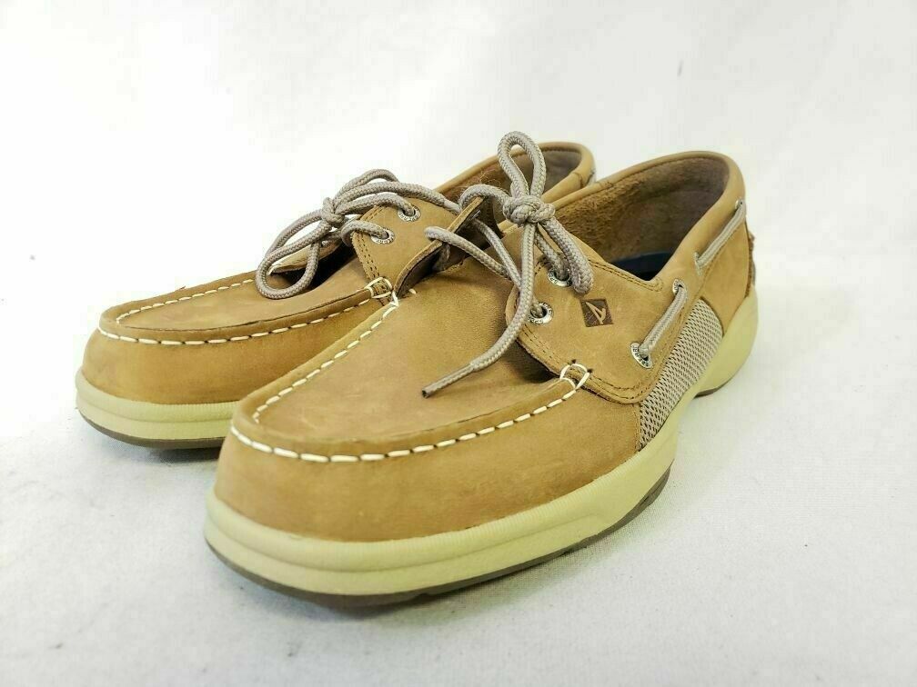 sperry intrepid dark tan