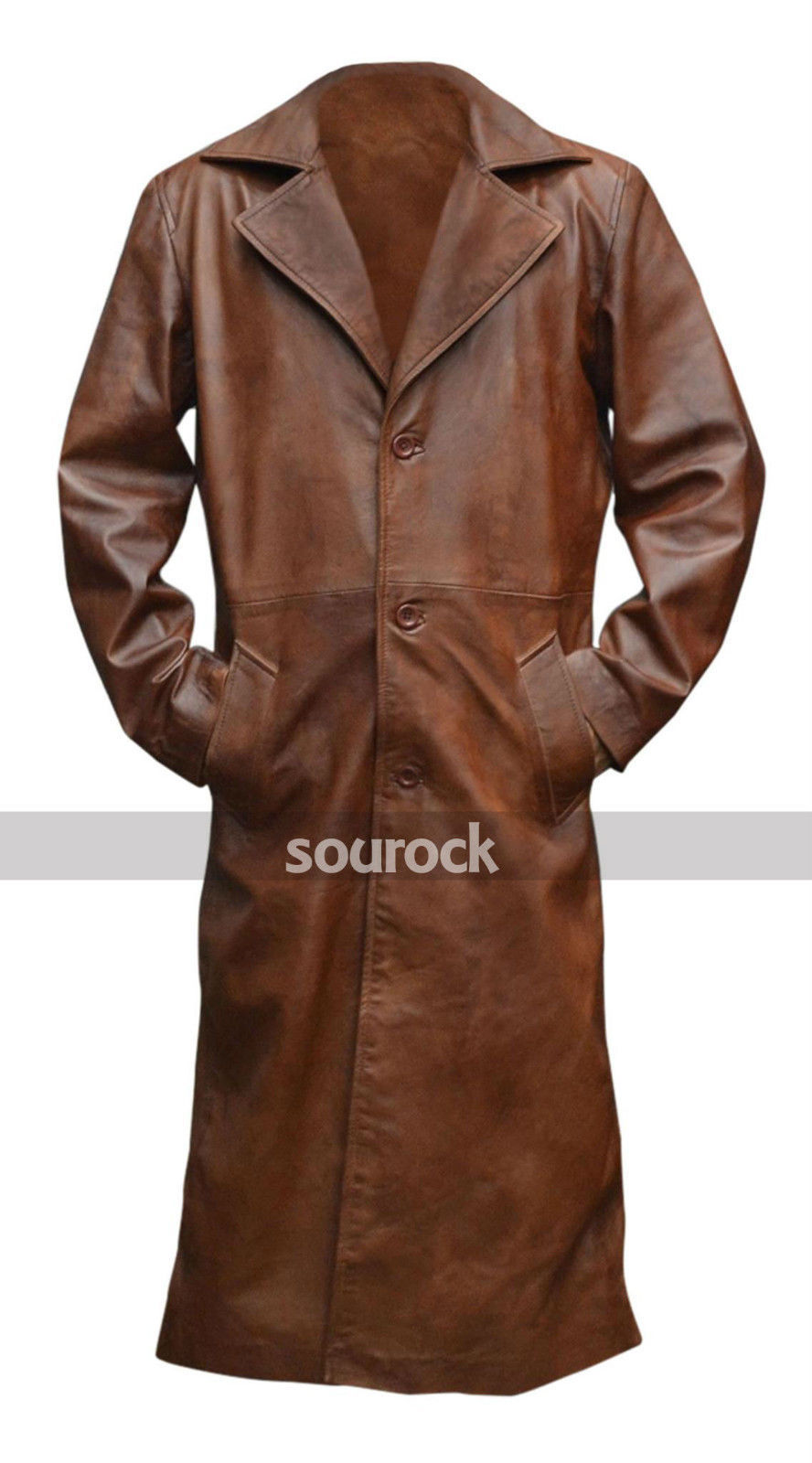 Dawn of Justice Nightmare Batman V Superman Trench Coat Brown Leather Jacket