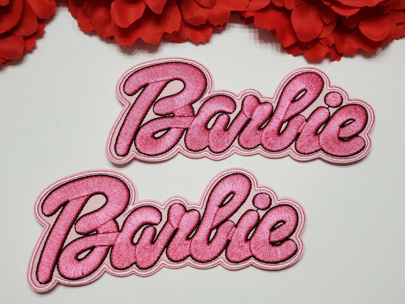 2pc/set, Barbie patches, Letter patches, Iron on - Patches