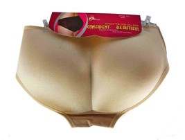 Women's Fullness Butt Lifter Enhancer Booster Shaper Panty Beige #7011