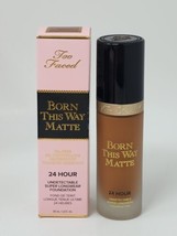 New Authentic Too Faced Born This Way Matte 24 Hour Foundation Spiced Ru... - $28.04