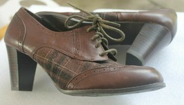 Etienne Aigner Sz 8 M Granny Leather Wing-Tip E-Quest Oxford Shoes Acade... - $24.75