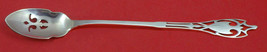 Putnam By Watson Sterling Silver Olive Spoon Pierced Long 6 7/8" Custom - $78.21