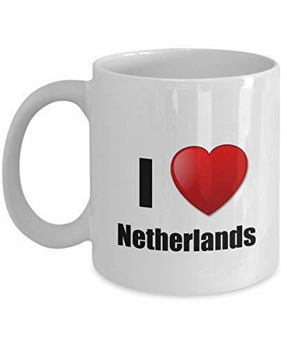 Netherlands Mug I Love Funny Gift Idea for Country Lover Pride Novelty Gag Coffe