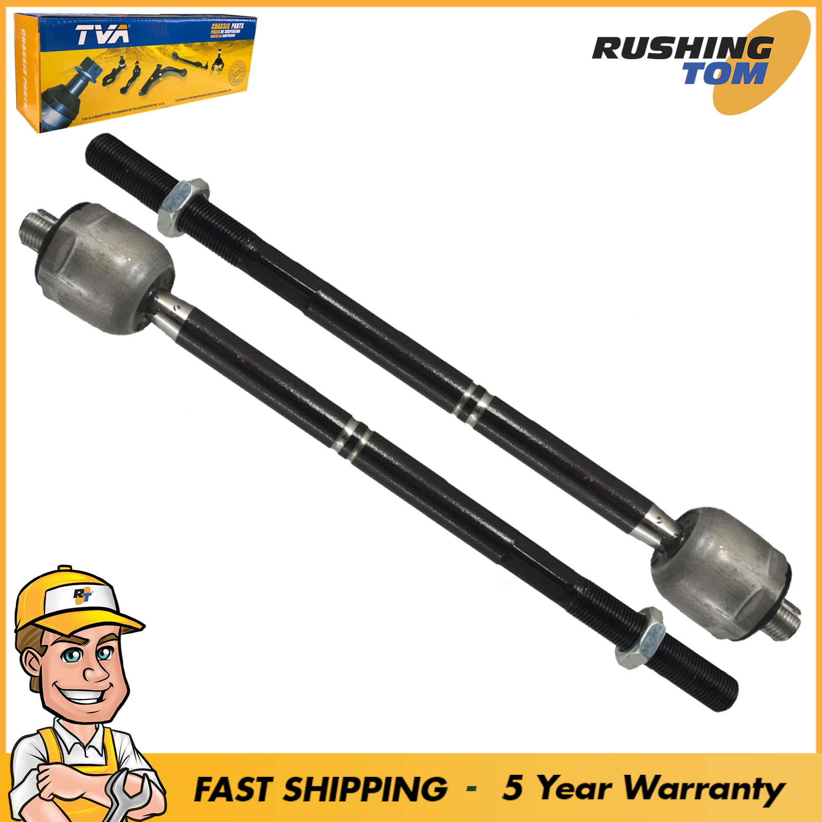 2 Inner Tie Rod Ends Kit For 20062004 Ford F150 4WD Pickup Truck F150 FX2 FX4 Tie Rod Linkages