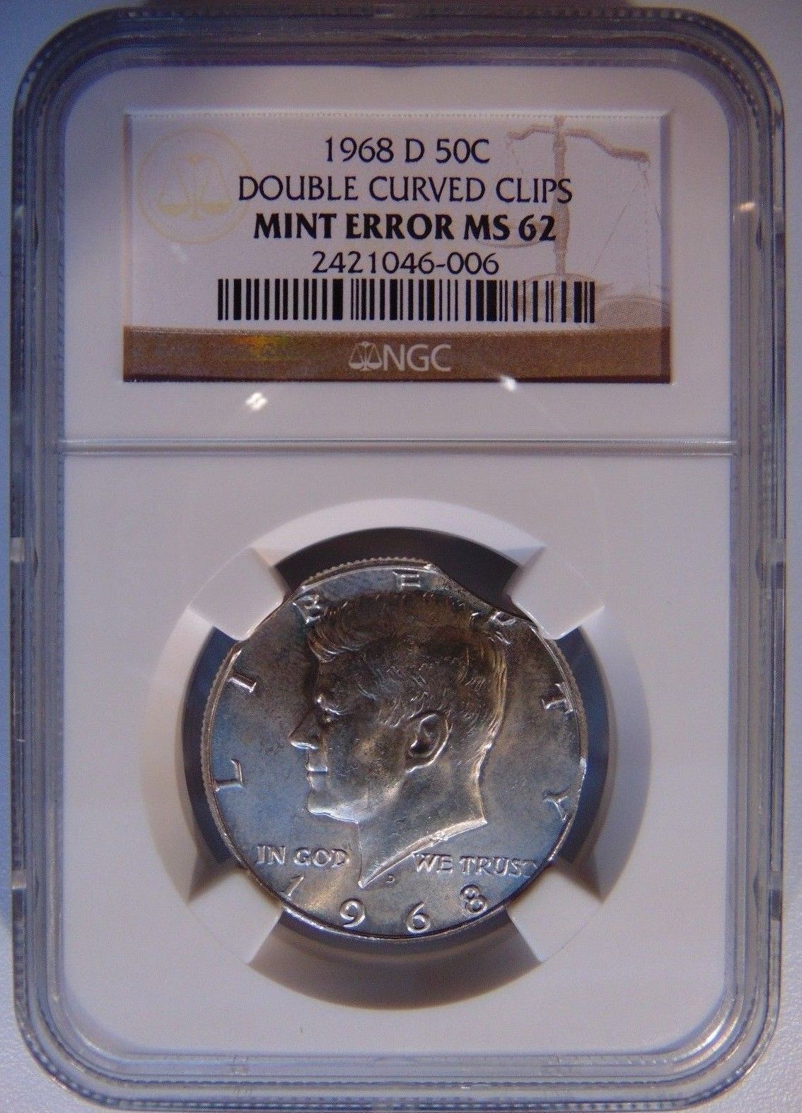1968-S KENNEDY HALF DOLLAR NGC PF 68 ULTRA CAMEO 50c UCAM