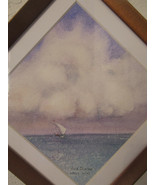 TWO - Diagonal Original Watercolor &quot;Sea &amp; Skies of Galveston I &amp; II&quot; Ana... - $360.00