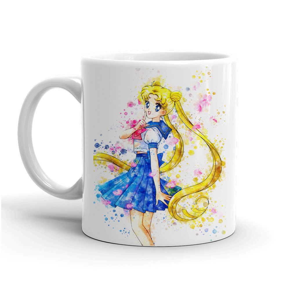 Sailor Moon Anime Coffee Mug 11oz. Ceramic Tea Cup Magic Color n1077 Mugs