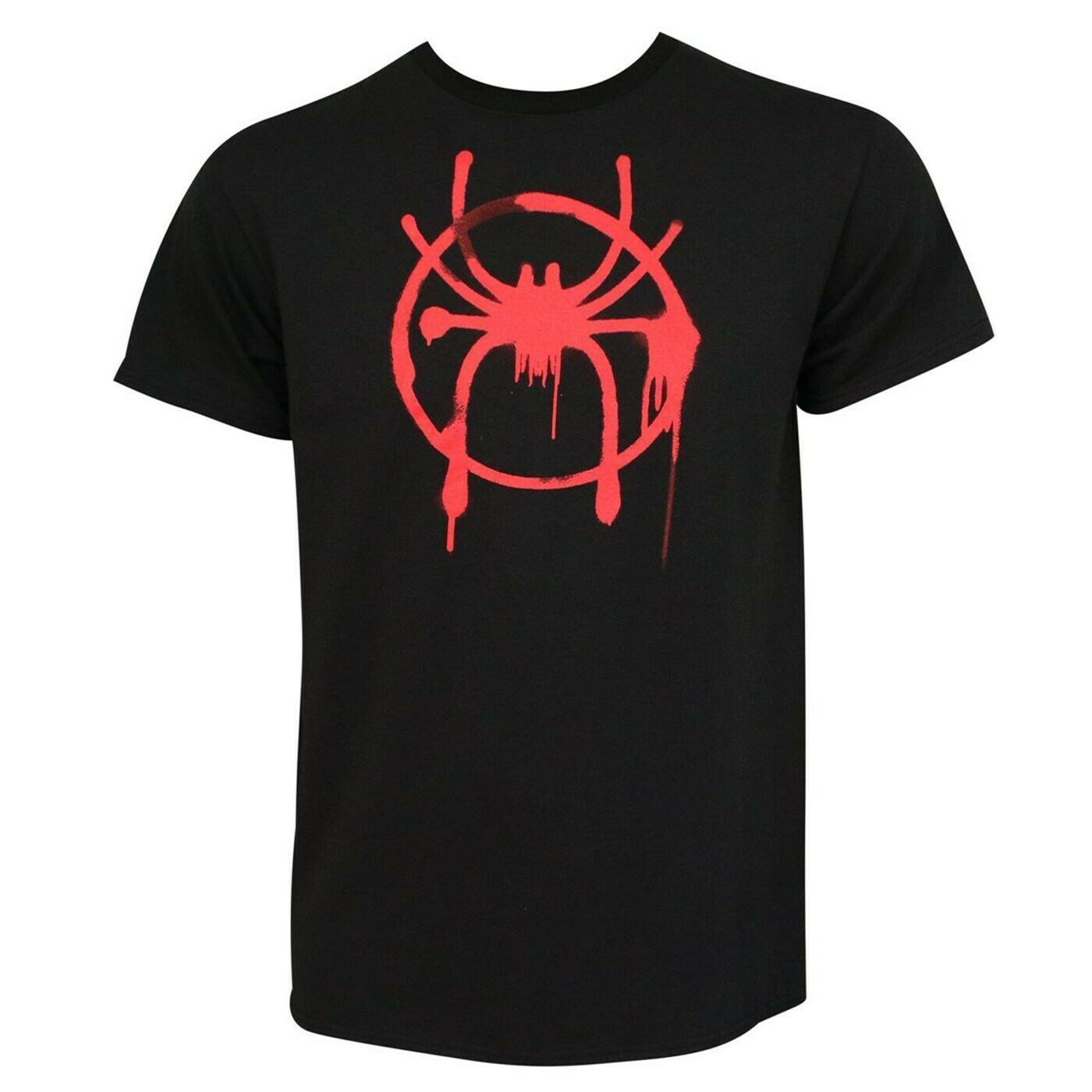 Spider-Man Into The Spider-Verse Logo Men's T-Shirt Black - T-Shirts