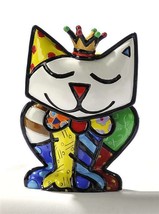 Romero Britto Mini Cat Princess Figurine 3D 331390 Rare Retired Collectible