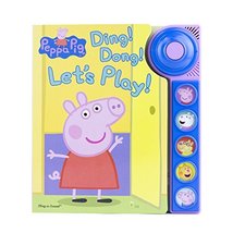 Peppa Pig - Ding! Dong! Let&#39;s Play! Doorbell Sound Book - PI Kids (Play-... - $8.90