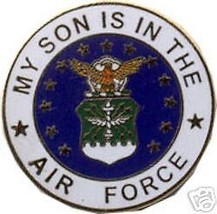 Usaf My Son Is In The Air Force Lapel Pin - $13.53