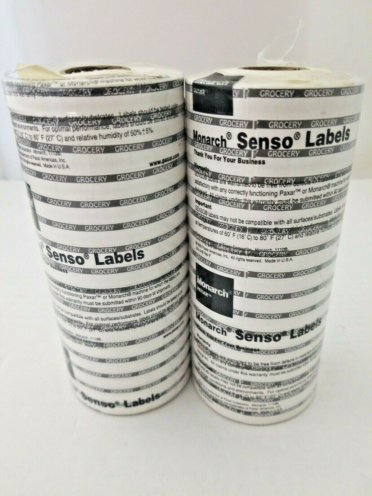 450 USA Made & BPA Free 1 Roll 2 5/16" x 7 1/2" Green Labels fit ZEBRA 2844 