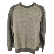 J.Crew 100% Wool Sweater Mens Size L Gray - $37.83