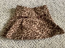 Gymboree Leopard Print Skirt W/built in Shorts - $5.00