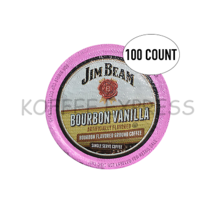 Jim Beam Bourbon Vanilla Single Serve Coffee, 100 count, Keurig 2.0 Compatible - $49.50