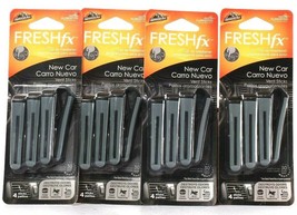 4 ArmorAll Fresh Fx New Car Air Freshener 4 Count Vent Sticks Odor Elimi... - $23.99