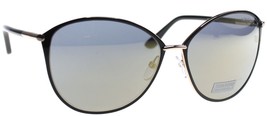 Tom Ford Penelope Black Gold / Gray Mirror Sunglasses TF320 28C - $227.05