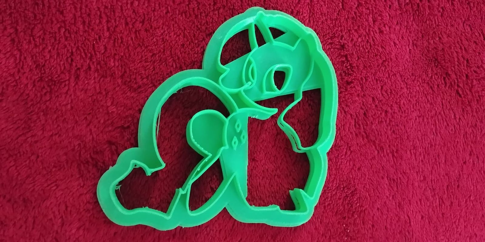 3D Printed Fan Art Cookie Cutter Inspired by MLP Rarity