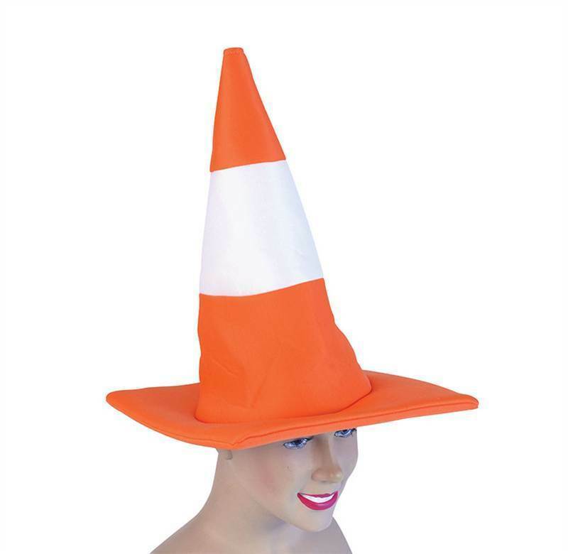 Traffic Cone Hat. Fun Novelty Fancy Dress Accessory Other