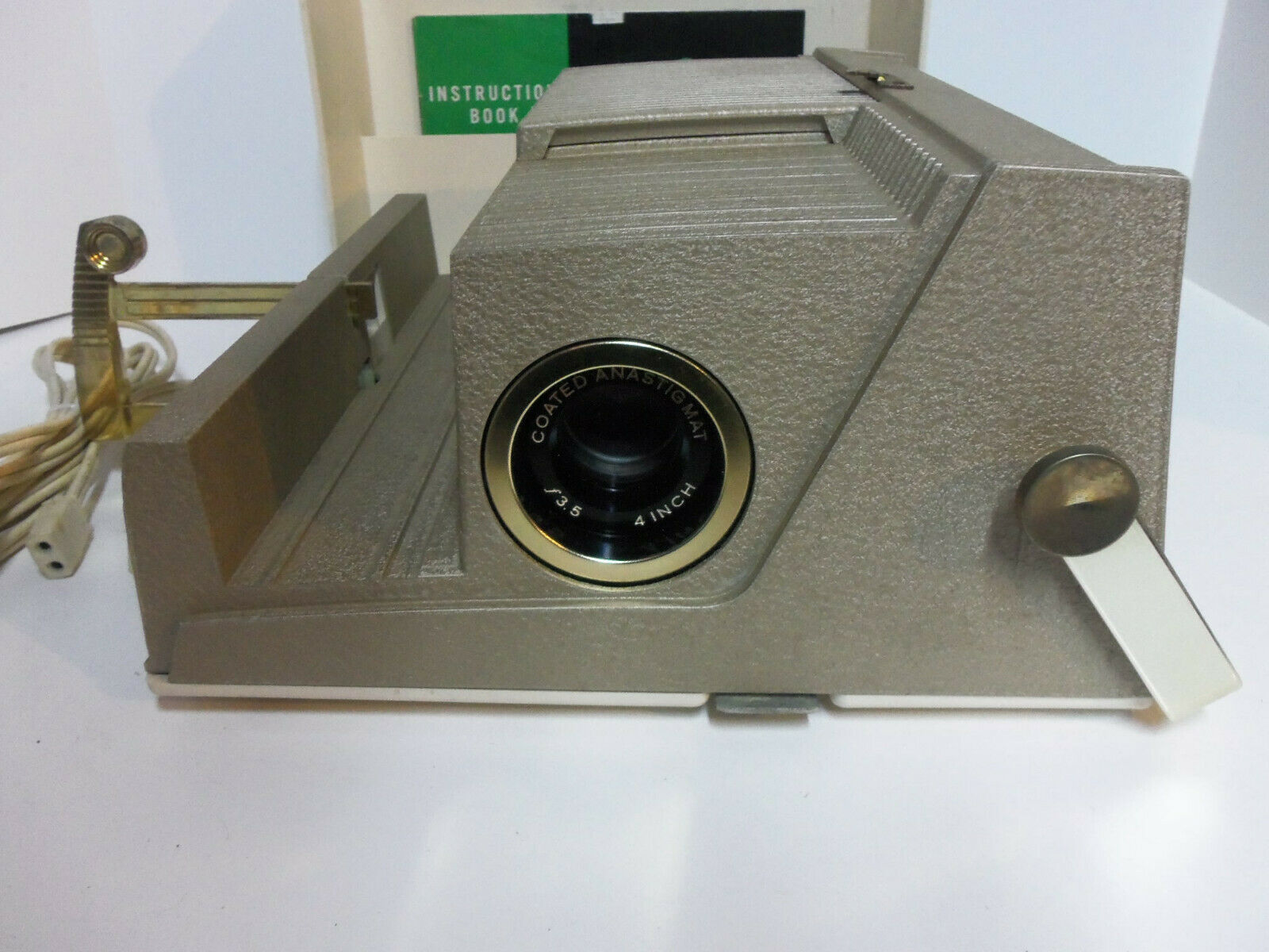 Vintage Sawyers 500A Electric Slide Projector with Cord & Manual WORKS FREE S&H Projectors