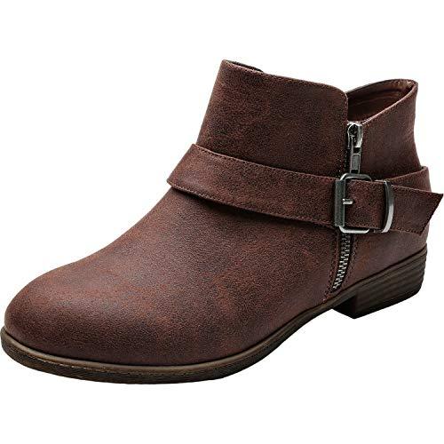 luoika women's wide width combat boots