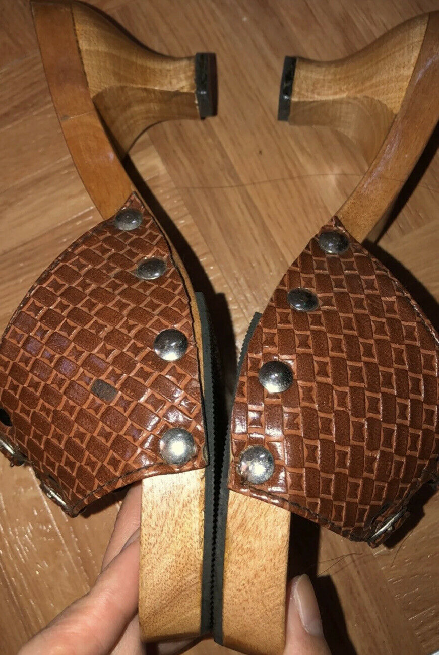 Traditional Filipino  Bakya Wooden Sandals  Clogs Slides 