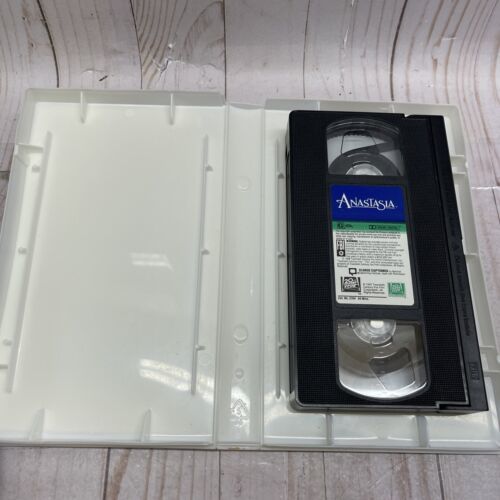 Anastasia (VHS, 1998) White Clamshell Case 20th Century Fox *Tested