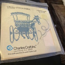 Charles Craft Cross Stitch Aida Fabric 14  Count 12” x 18” Light Pink - $7.00