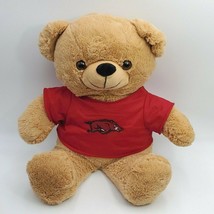 FOCO NFL Arkansas Razorbacks Hogs Plush Bear Red Jersey forever collectible - $12.46