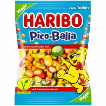 HARIBO Pico-Balla gummy bears Made in Germany-VEGETARIAN -175g-FREE SHIP - $8.21