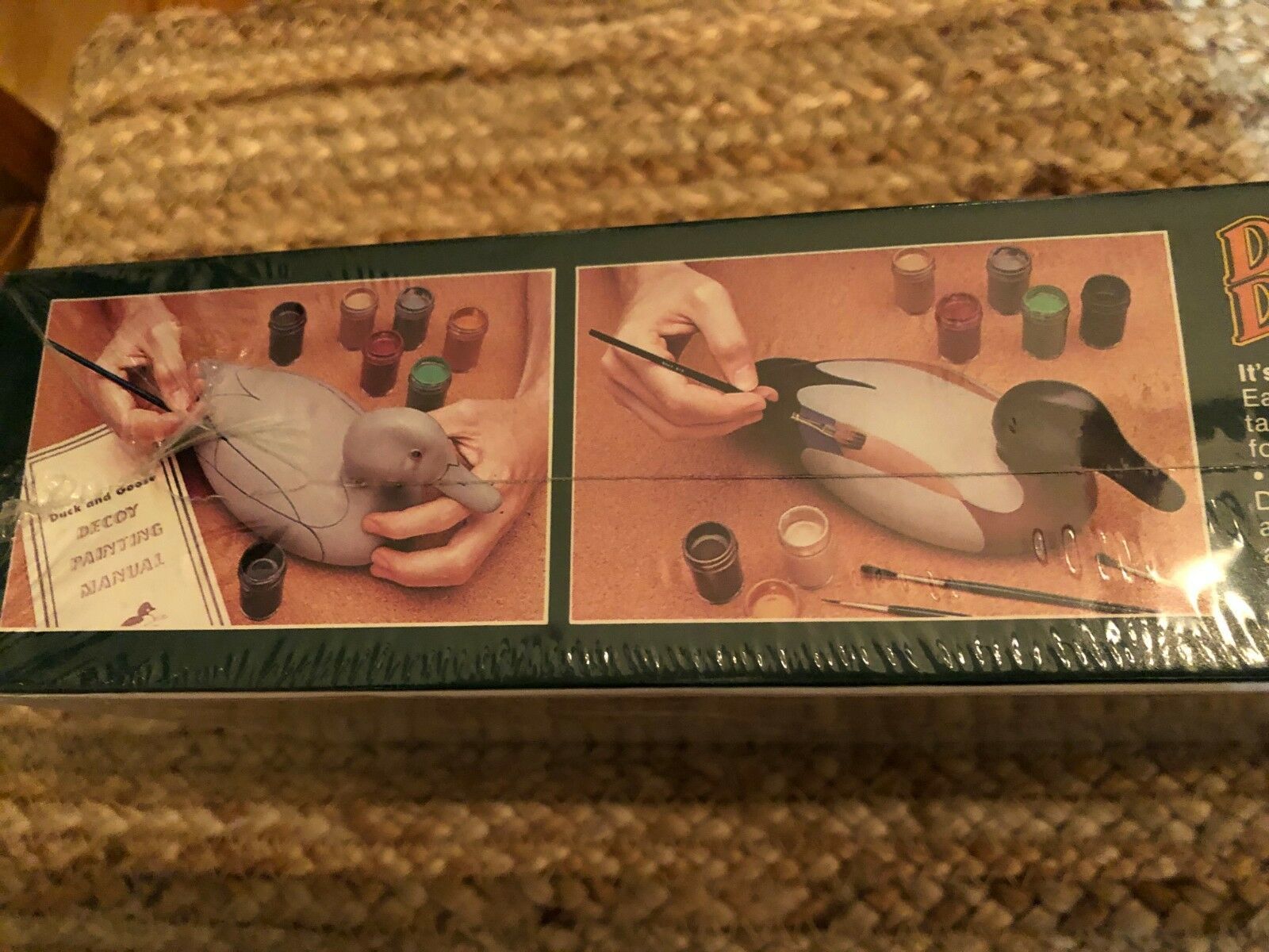 Stoney Point DoA Duck Paint Kit New in Box and New Wood Mallard Decoy