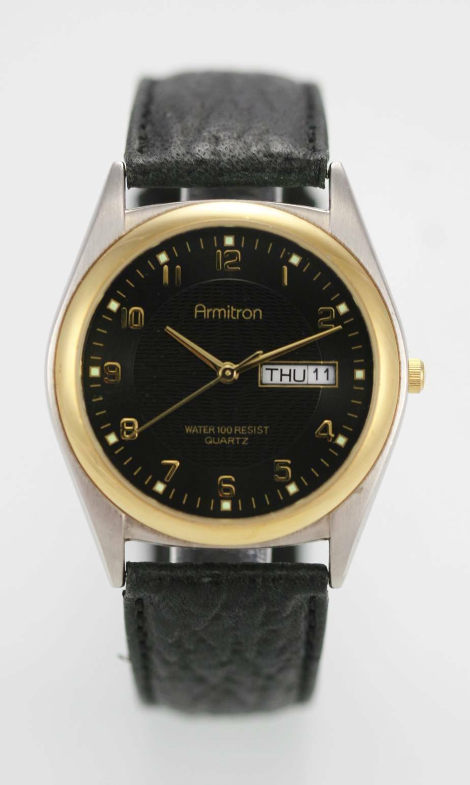 armitron watch water 100 resist quartz