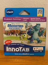 Vtech InnoTab Problem Solving Monsters University Learning Game 4-7 Year... - $4.99